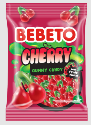 Bebeto Cherry Gummy Candy 2.82 oz 12ct
